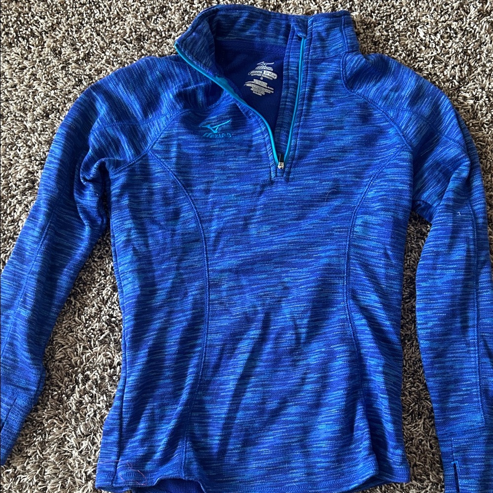Blue Quarter-Zip Pullover